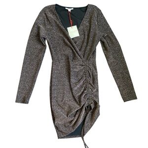 Rolla Coster Glitter Black Long Sleeve Dress